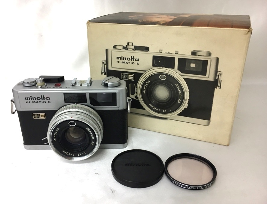 【ジャンク品】ミノルタ カメラ Nikonレンズ Panashot 他 キングラム[02]MINOLTA ミノルタ HI-MATIC E フィルムカメラ レンズ