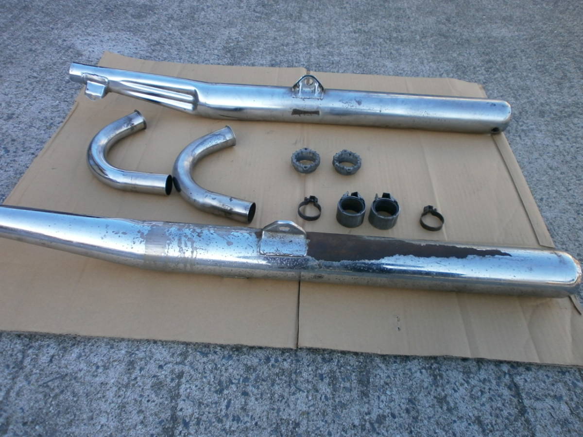 カワサキ500SS H1B純正マフラー2本