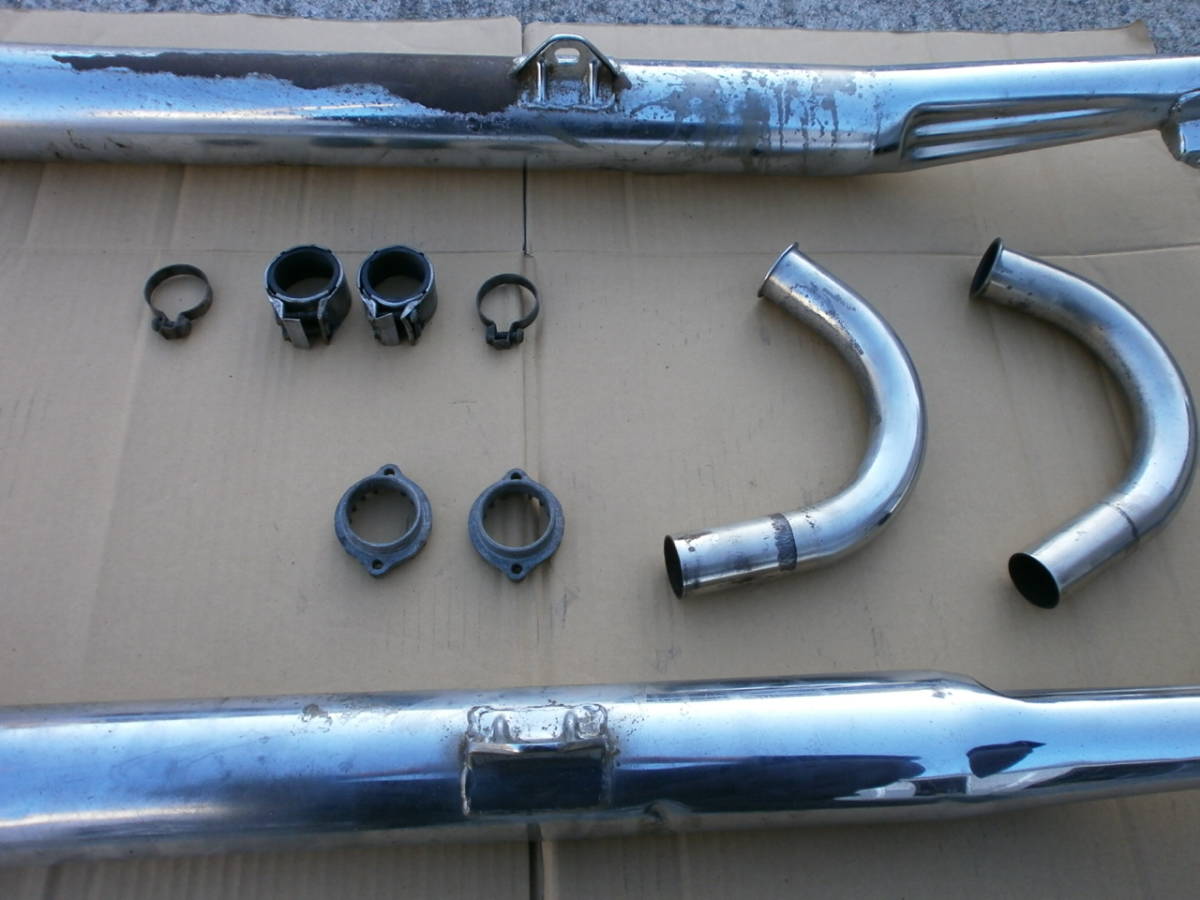 カワサキ500SS H1B純正マフラー2本