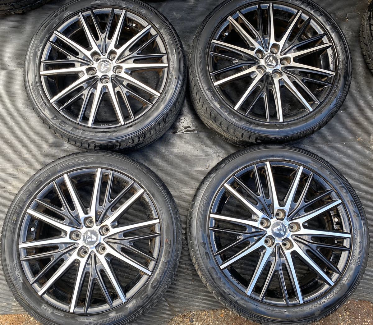 WORK ASTLEY 18x7J+55 PCD114.3 5H 4本セット 225/45ZR18 ノアVOXY 