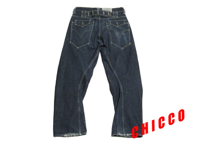 即決☆W30 Levi's リーバイス エンジニアジーンズ シンチバックベルト
