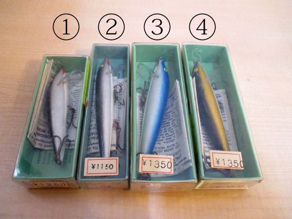 送料無料，格安 品 RAPARA ラパラ KELLUVA FLOATING UPPOAVA SINKING 4個セット ルアー &Kappa;(ルアー用品)｜売買されたオークション情報、yahooの商品情報をアーカイブ公開 - オークファン その他