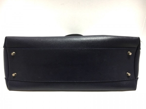 フルラ FURLA ハンドバッグ パイパー レザー ネイビー バッグ ハンドバッグ フルラ パイパー パイパーs 美品 ショルダーバッグ