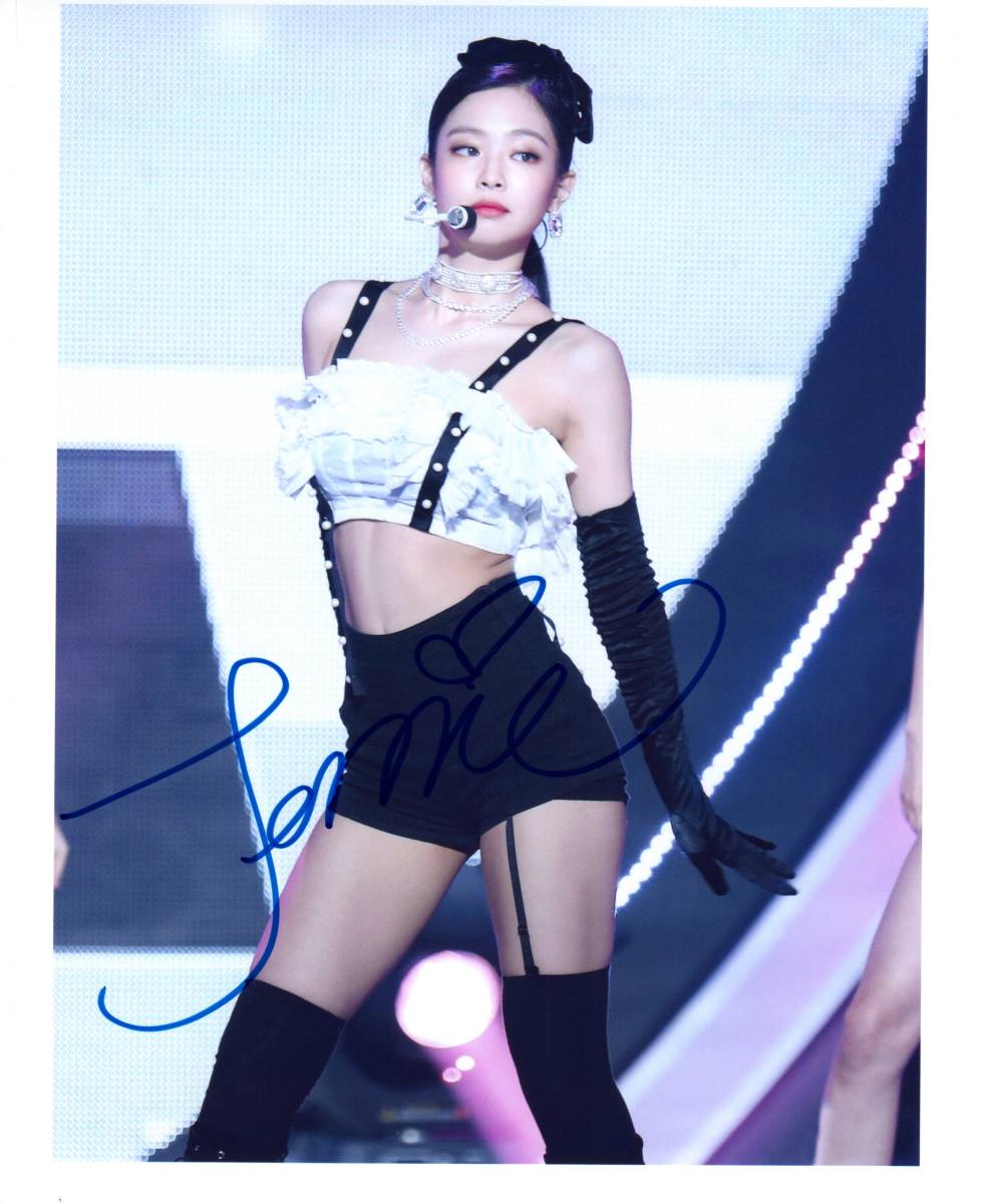 ジェニー直筆サイン入り2Lサイズ写真…Jennie…BLACKPINK 公式通販