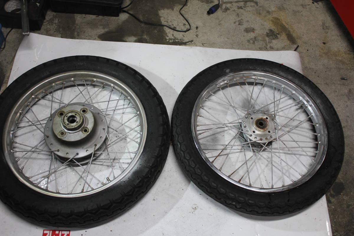 cb750four純正ホイール cb750four 純正ホイール 美品 タイヤバリ溝イボ
