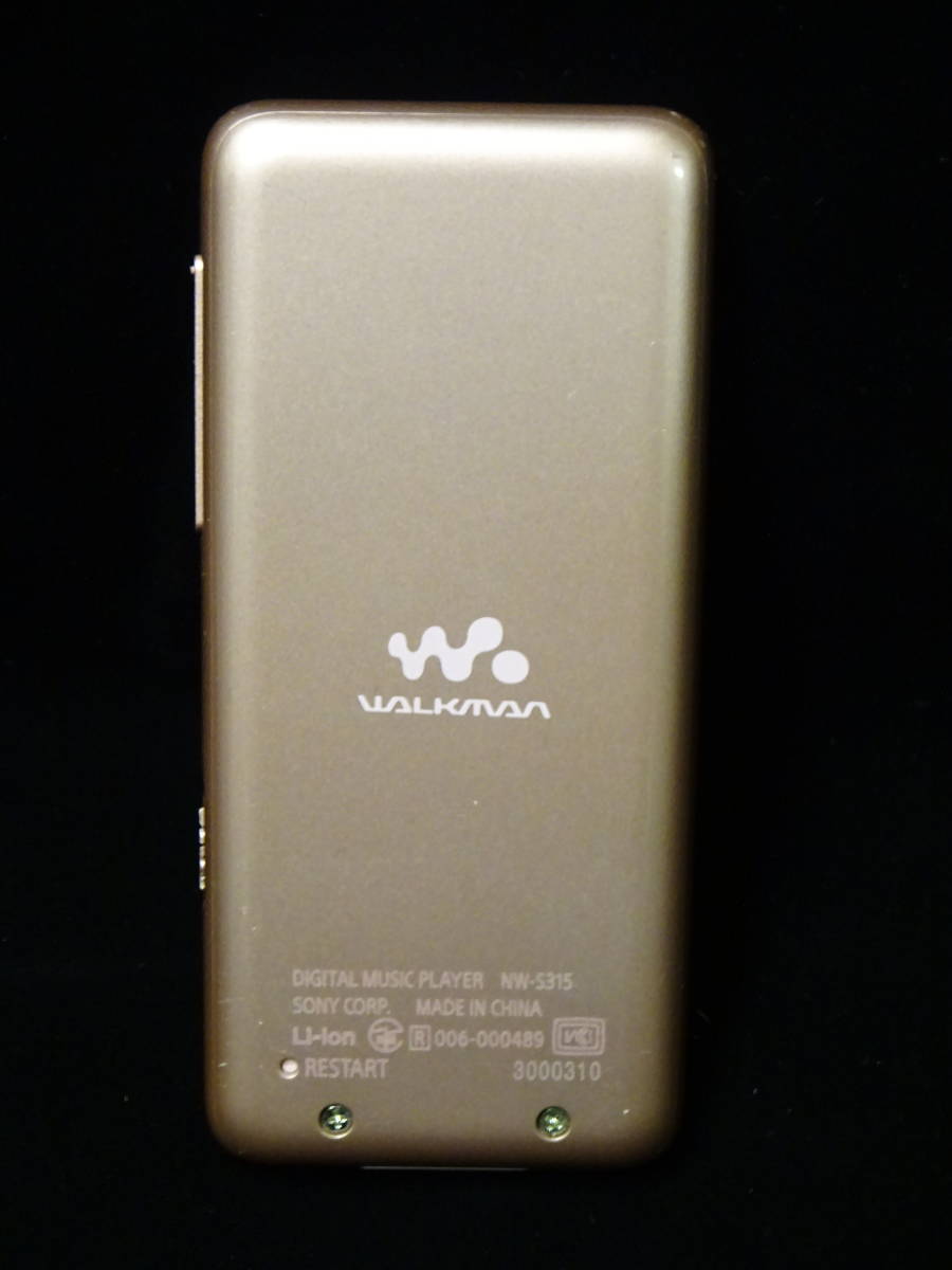 Walkman 16GB Sony Player Pink Portable NW-S315 S Audio MP3 Nw-S315