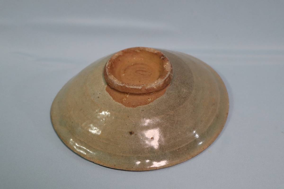 李朝 白釉 古越前 越前焼 輪華皿 豆皿 10客 菊型小皿 李朝白磁