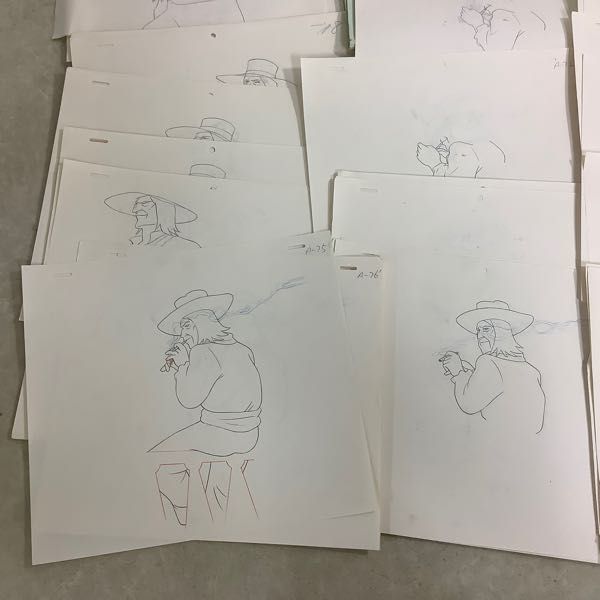 最安値，安い 1円～ セル画 下絵 トム・ソーヤの冒険 インジャン