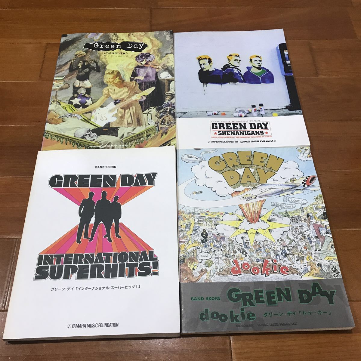 GREENDAY バンドスコア5冊セット グリーン・デイ バンドスコア未使用品4冊セット バンドスコア GREEN