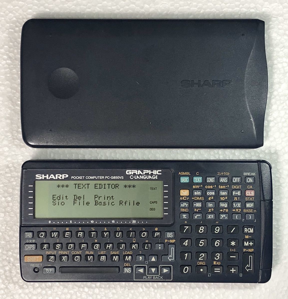 SHARP PC-G850VS : ポケコン ポケットコンピュータ Z80(ポケットコンピュータ)|売買されたオークション情報、yahooの ...