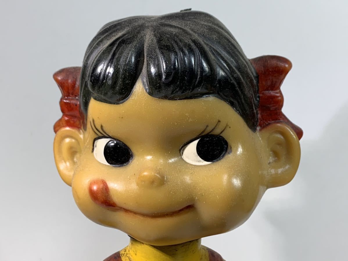 特別価格 当時物 ビンテージドール 人形 ノベルティー キャラクター 希少 珍品 おまけ 非売品 昭和レトロ 指人形 ソフビ ペコちゃん 不二家 キャラクター Labelians Fr