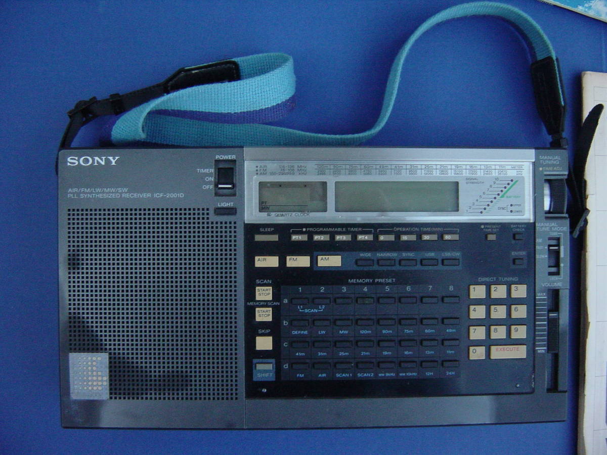 ソニー PLLシンセサイザーレシーバー ICF-2001D SONY AIR/FM/LW/MW/SW
