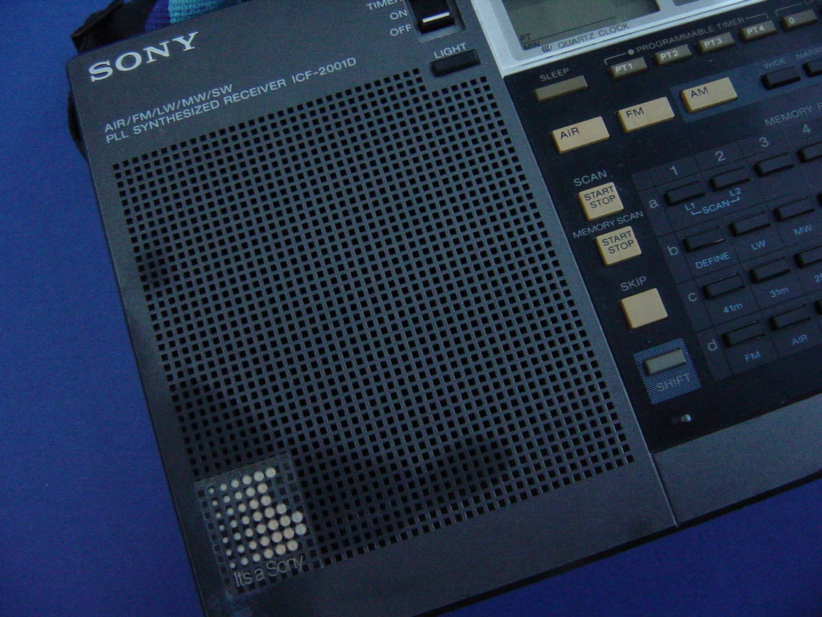 ソニー PLLシンセサイザーレシーバー ICF-2001D SONY AIR/FM/LW/MW/SW