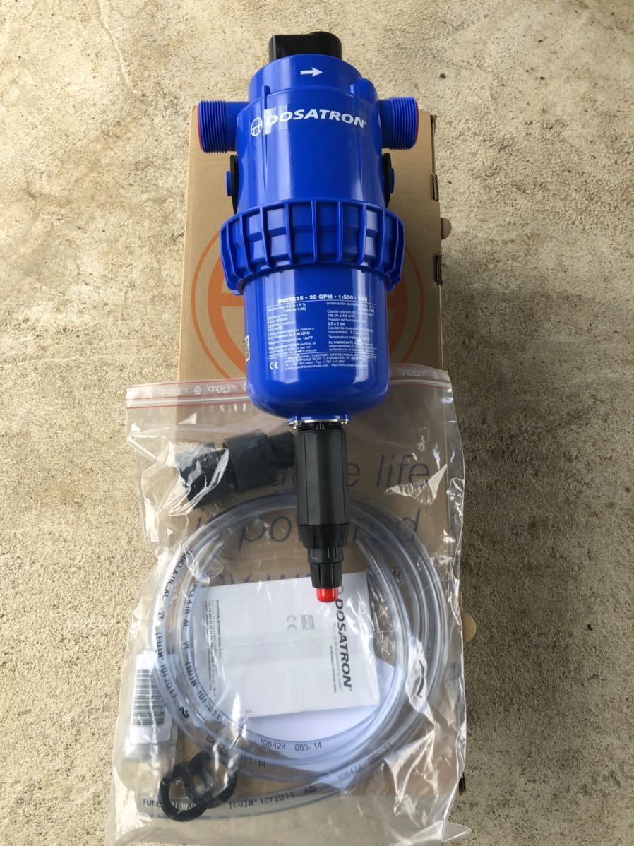 ドサトロン ドスマチック 液肥混入機 肥料 農業 1台 D45RE15，DR07