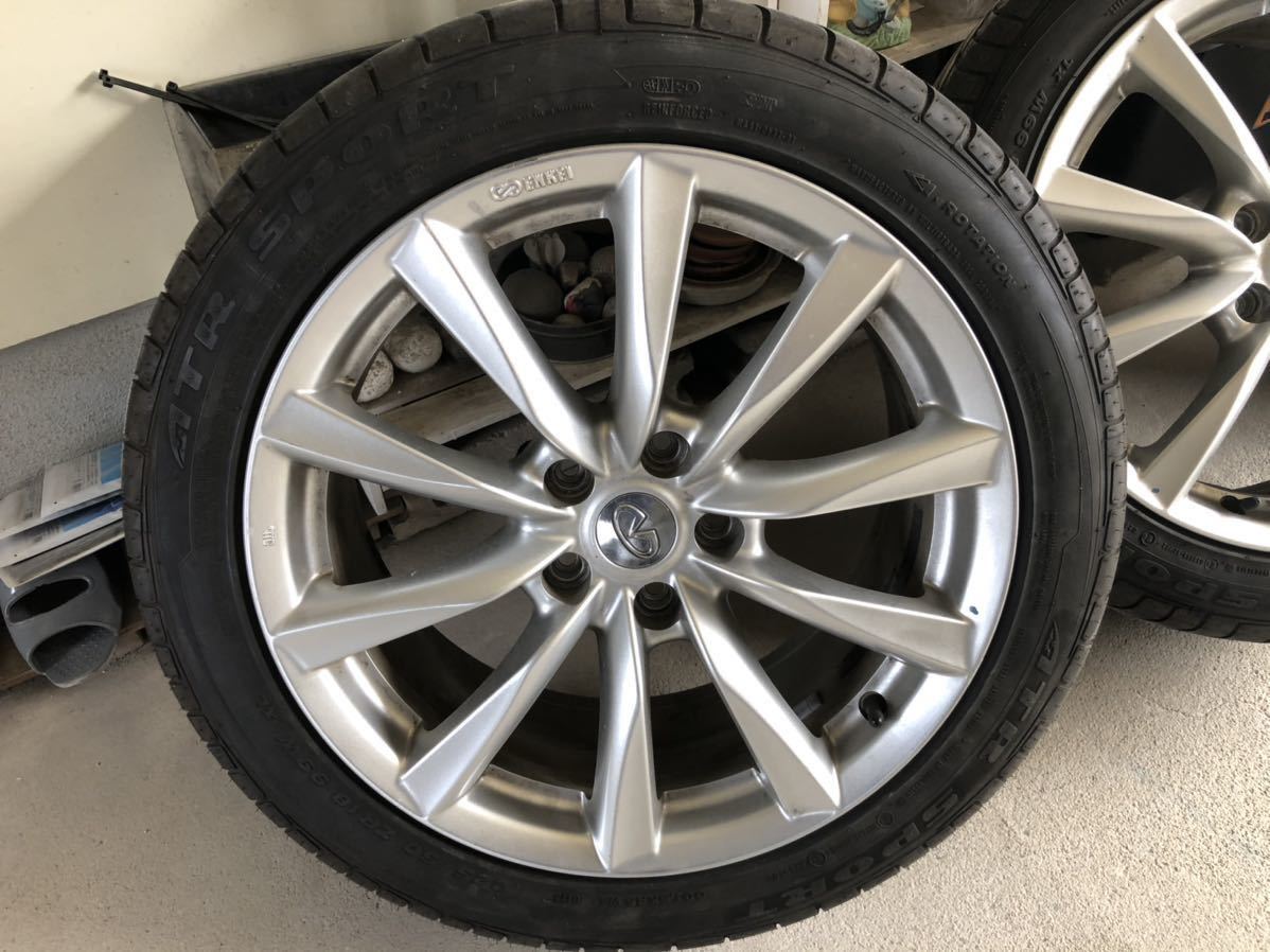 V36スカイラインクーペ CKV36 純正ホイール 18インチ 【公式通販】
