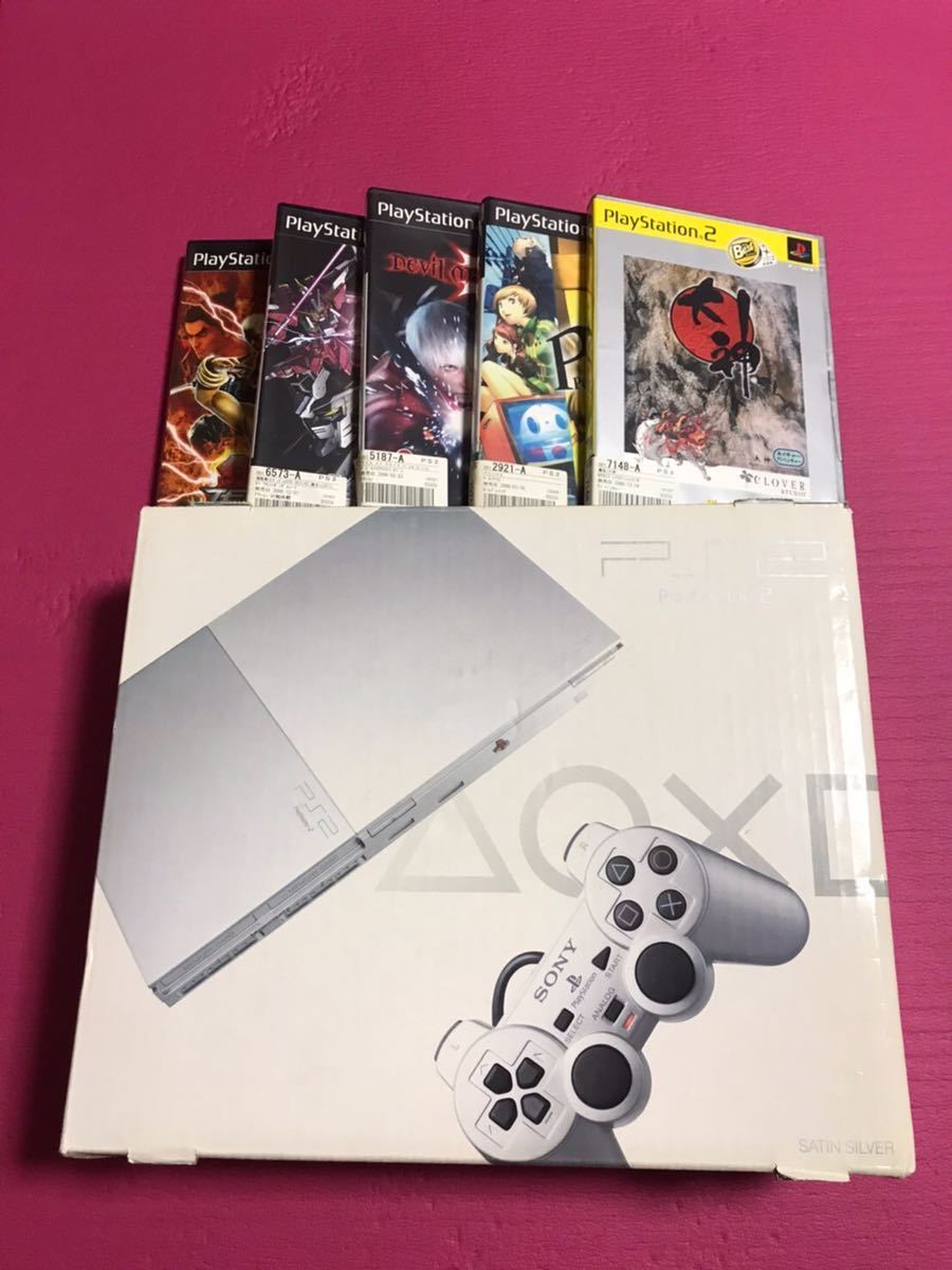 驚きの破格値，爆買い PS2本体 SCPH-90000 シルバー コントローラー付属(本体)｜売買されたオークション情報、yahooの商品情報をアーカイブ公開 - オークファン 本体、アクセサリー
