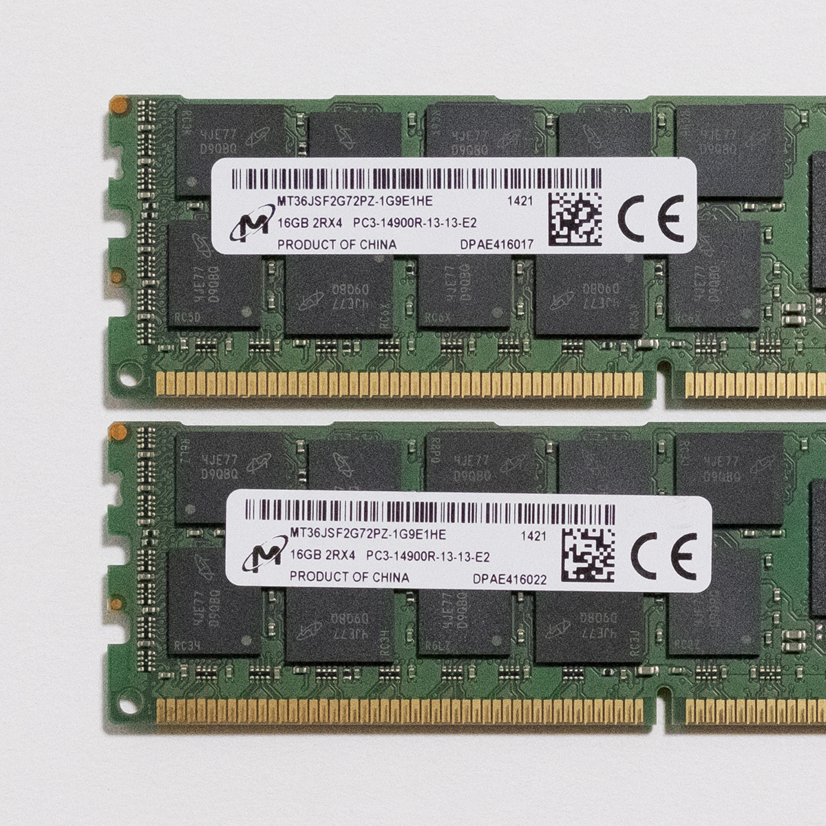 合計64GB(16GBx4) DDR3-1866 ECC XeonやMacPro 64GB OWC Memory for