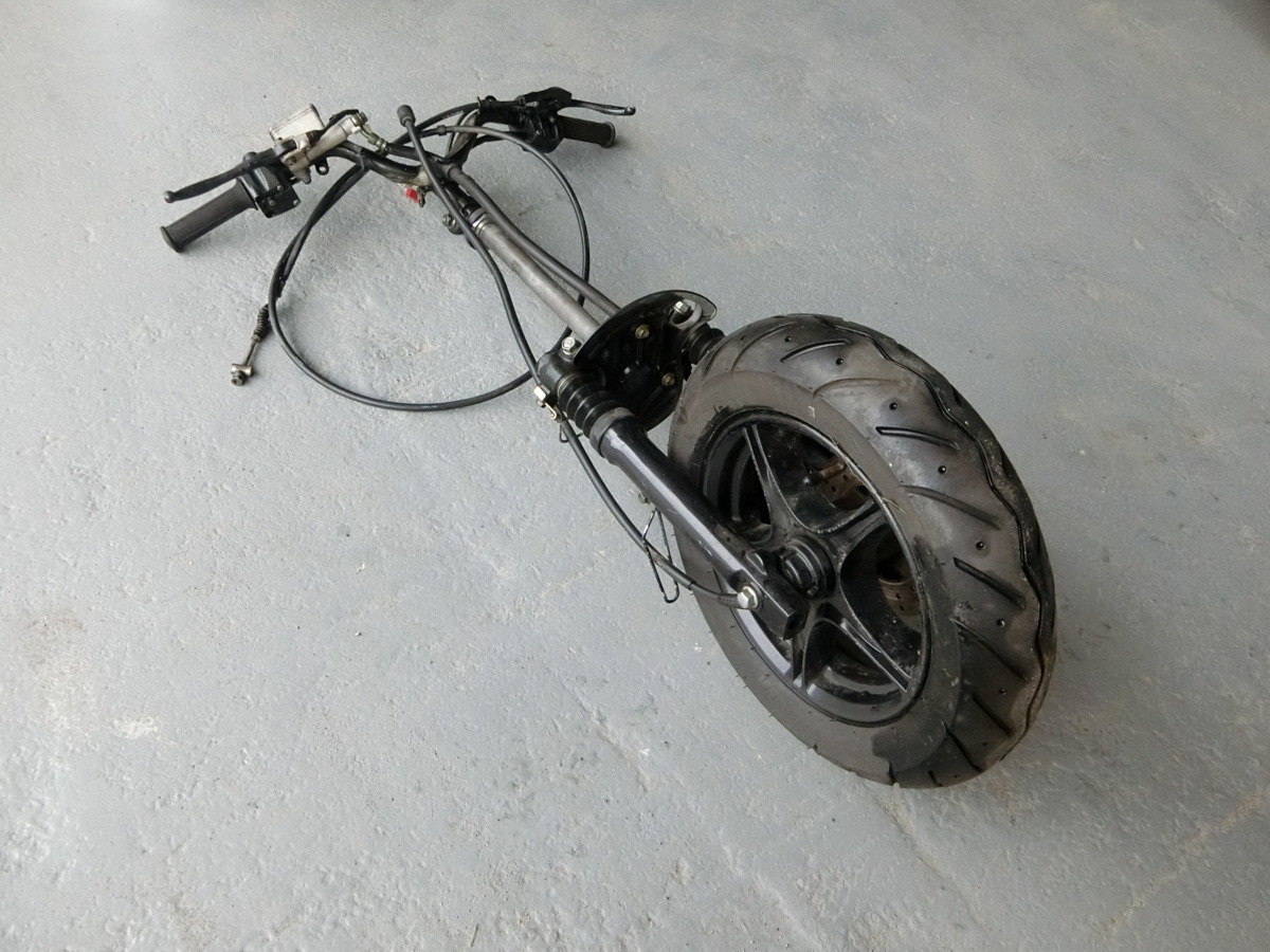 ZR □JOG SA39J ジョグZR EVO純正フロント足ASSY ジョグ ステム