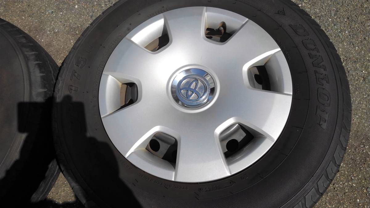 トヨタ 200系ハイエース 純正スチールホイール 4本 195/80R15 107/105L LT