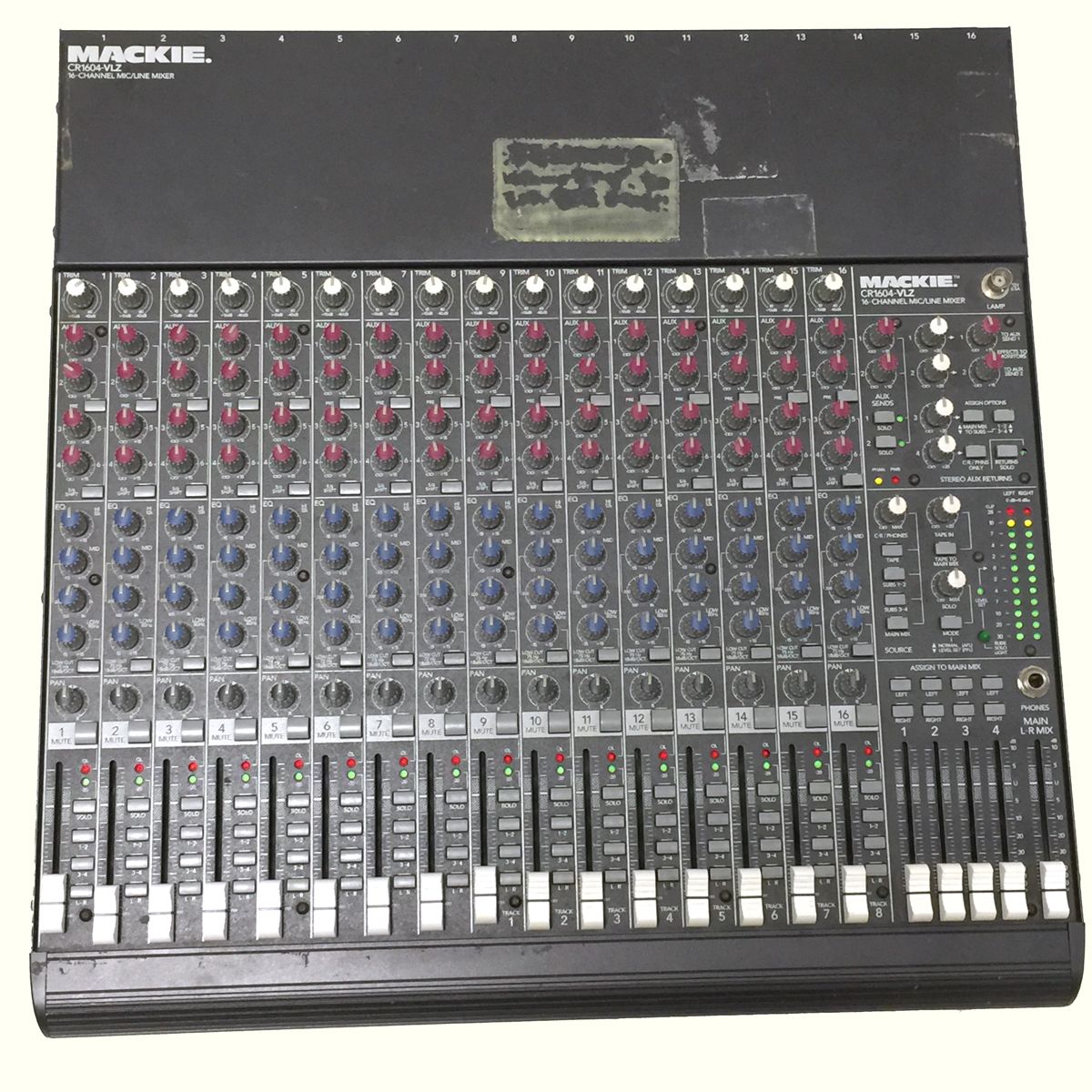MACKIE CR1604-VLZ 16ch アナログミキサー 簡単なメンテナンス済み 