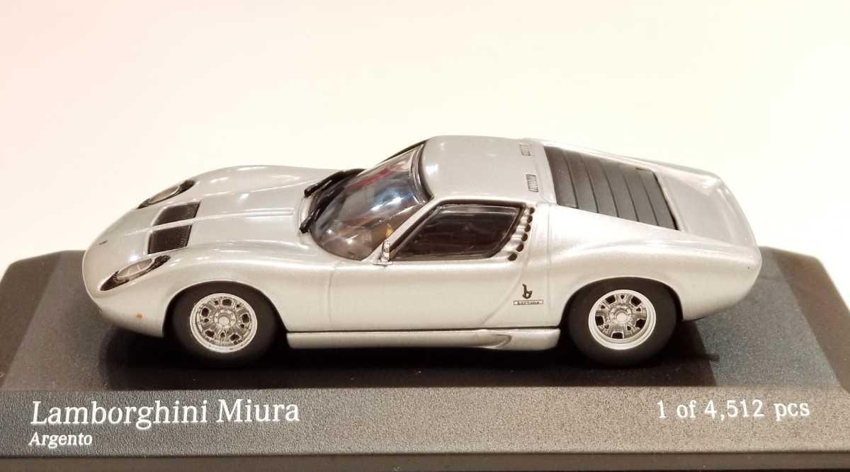 本体未使用)ミニチャンプス 1／43 ランボルギーニ ミウラ