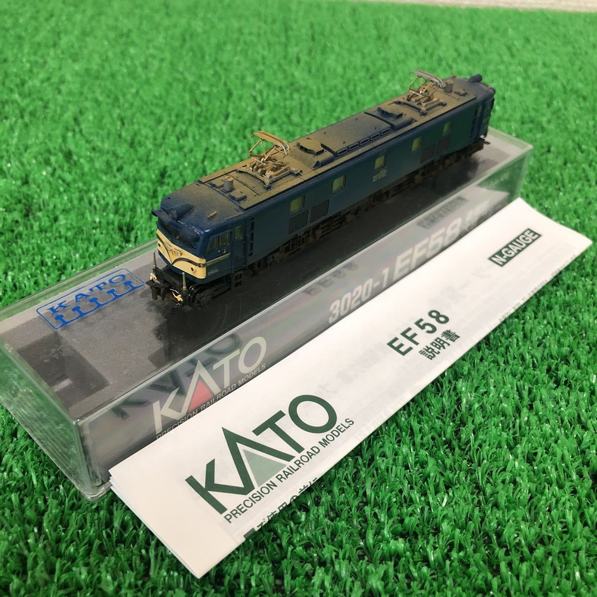 超激得，新作 KATO 3020-1 EF58 後期型大窓ブルー