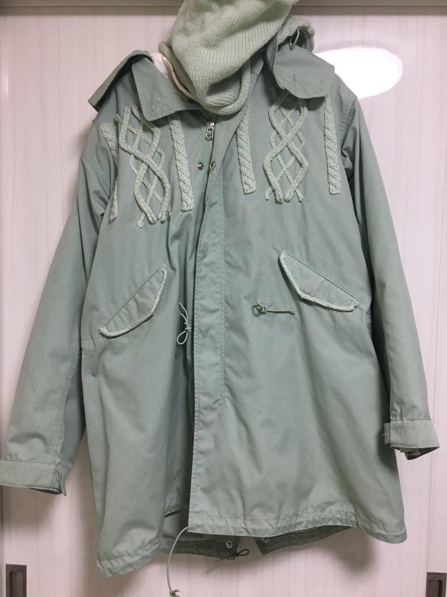keisuke kanda ファー付きモッズコート サイズF