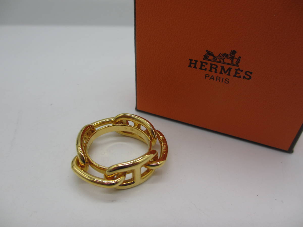 ◇HERMES エルメス シェーヌダンクル スカーフリング スカーフ留め