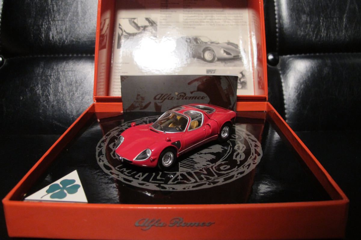 アルファロメオ ミニチャンプス alfaromeo33 1/43 1/43 MINICHAMPS Alfa Romeo Tipo33 Stradale アルファロメオ 箱付