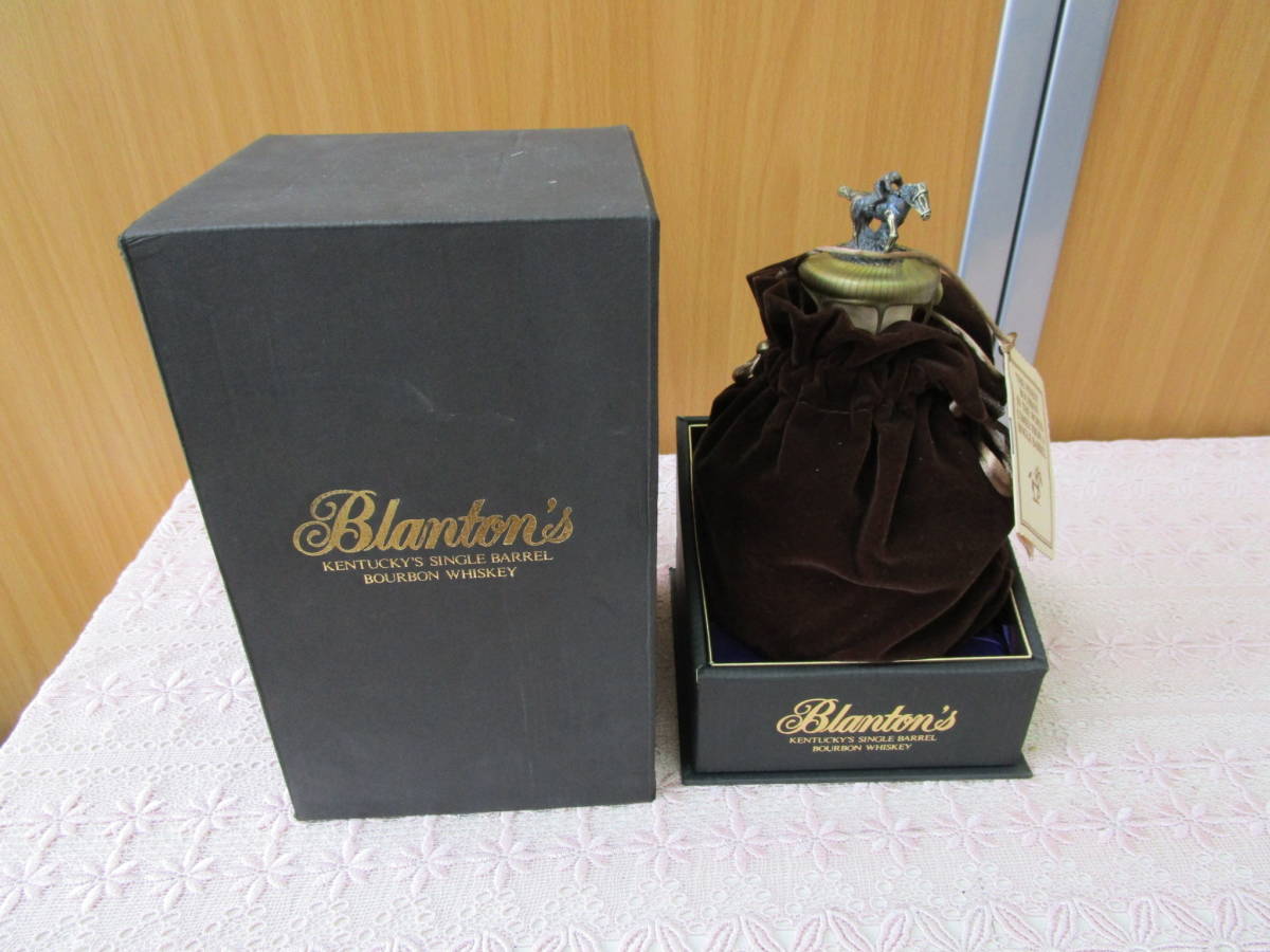 超激得，送料無料 古酒 Blanton's ブラントン シングルバレル バーボンウィスキー 外箱 巾着付(バーボン)｜売買されたオークション情報、yahooの商品情報をアーカイブ公開 - オークファン バーボン