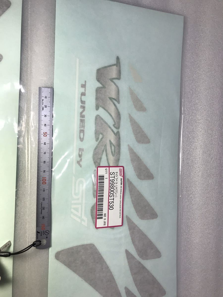 スバル純正 インプレッサ GC8 WRX STI サイドラベル ドアステッカー