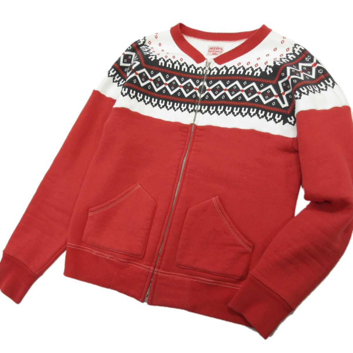 雪柄 スウェット PRINTED SNOW PATTERN F⁄Z SWEATSHIRT | 1円○リアル 