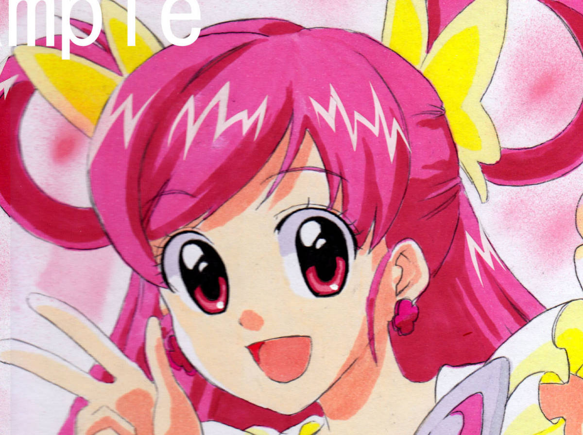 同人 手描きイラスト キュアドリーム ｙｅｓ プリキュア５ プリキュア 色紙 手描きイラスト 売買されたオークション情報 Yahooの商品情報をアーカイブ公開 オークファン Aucfan Com