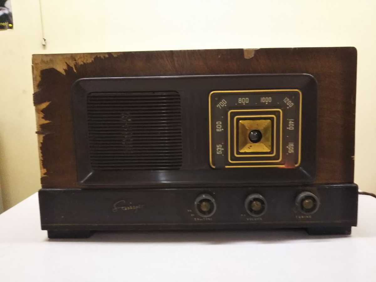 昭和レトロ 真空管ラジオ SANYO SS-101 真空管ラジオ SS-101型 三洋