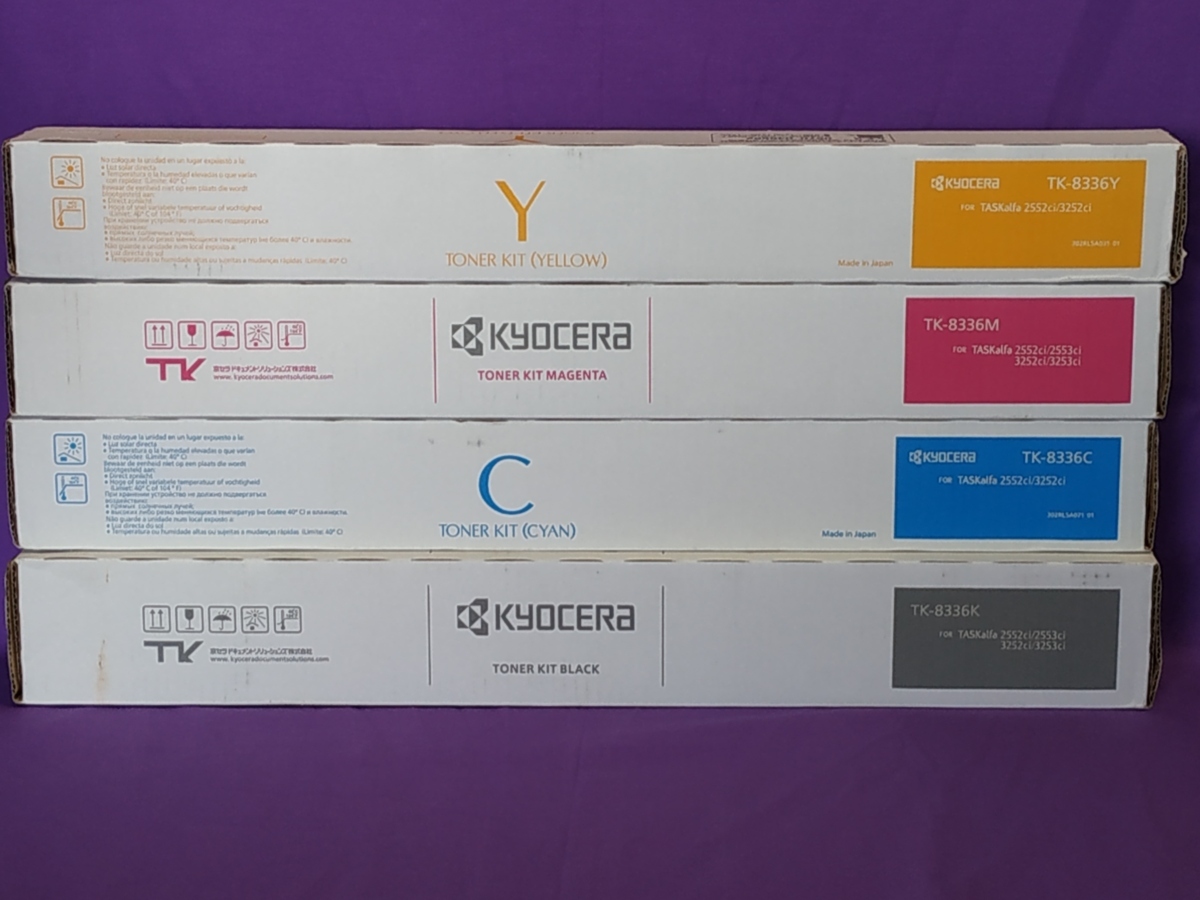  埼玉発 〔KYOCERA〕純正 トナー TK-8336 ４色セット(サプライ)｜売買されたオークション情報、yahooの商品情報をアーカイブ公開 - オークファン その他