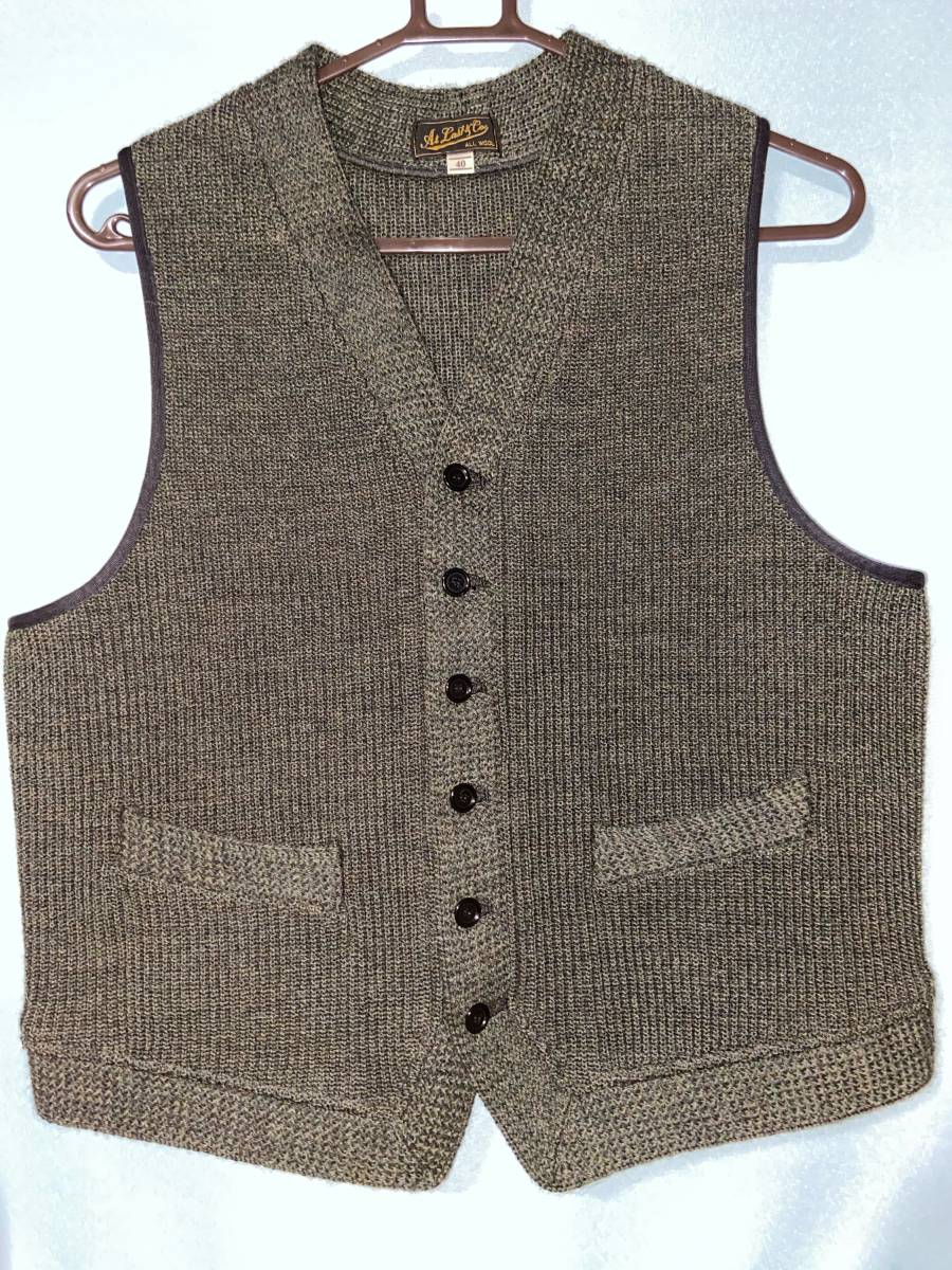 全国無料 atlast&co ニットベスト 40 美品 butcher products timeworn 