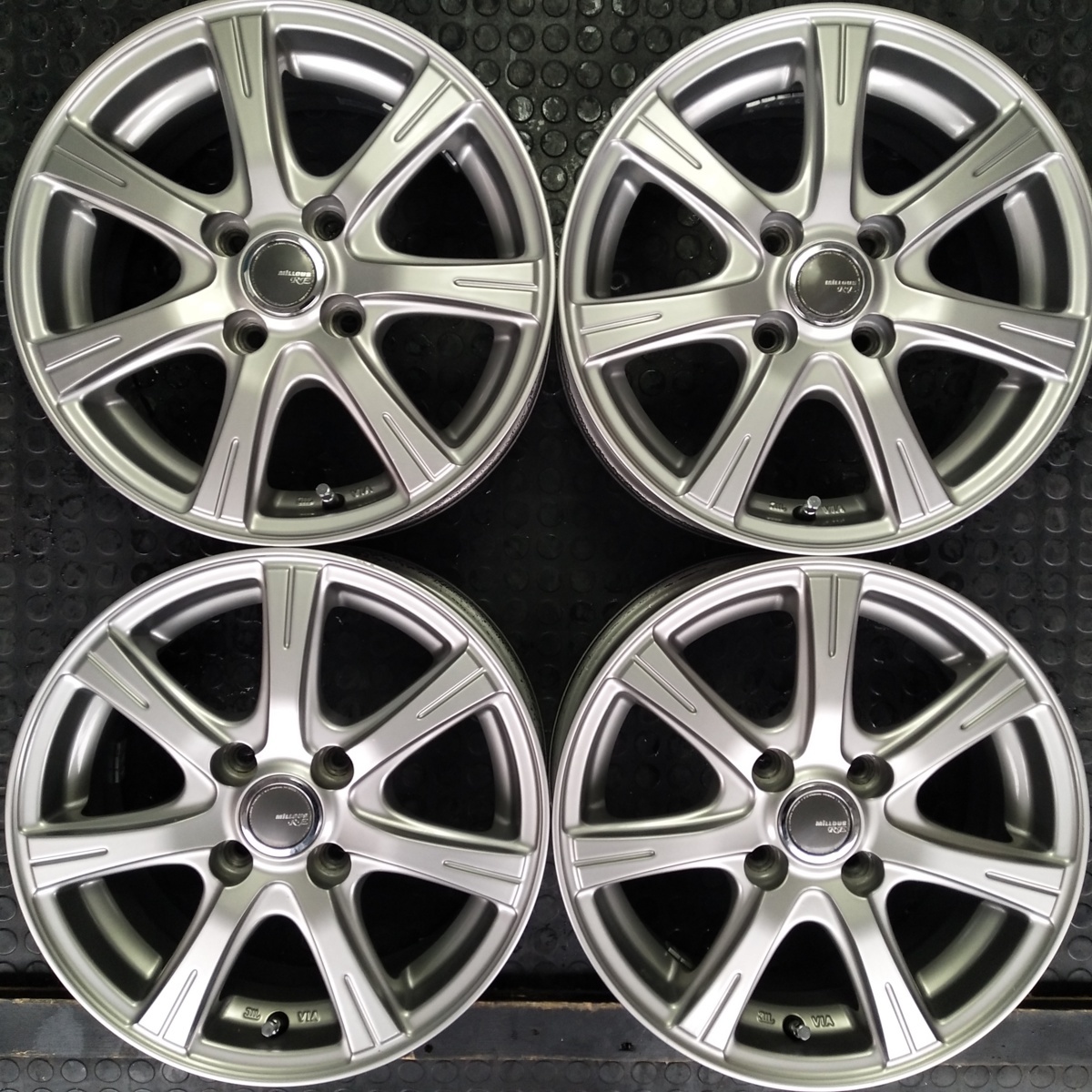  H2-472 一台分 即納有 MILLOUS 14&times;5.5J 4穴PCD100 ET+40 カローラ ノート シビック スイフト等 ご参考ま セール(社外品)｜売買されたオークション情報、yahooの商品情報をアーカイブ公開 - オークフ 4穴