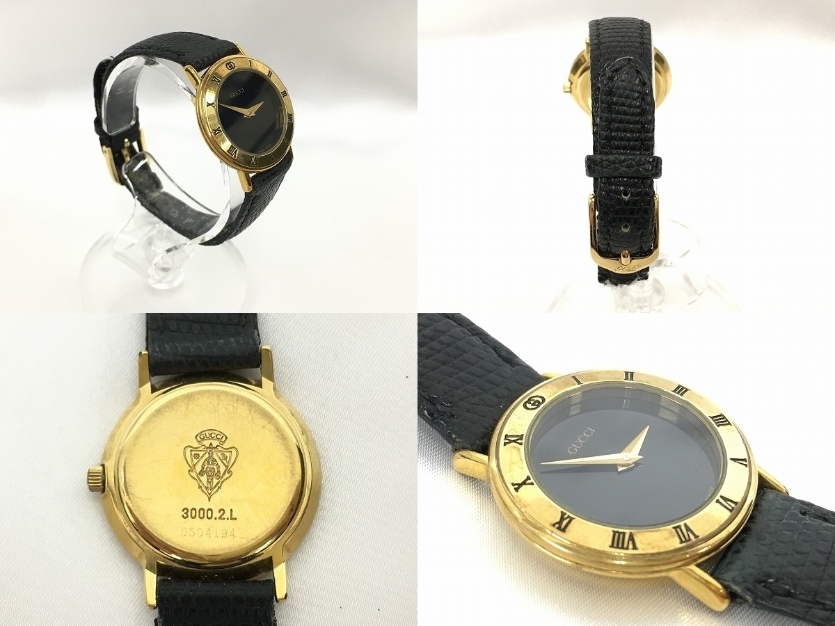 3000.2.L GUCCI Yahoo!オークション Gold Gucci 3000.2.l」の落札相場 