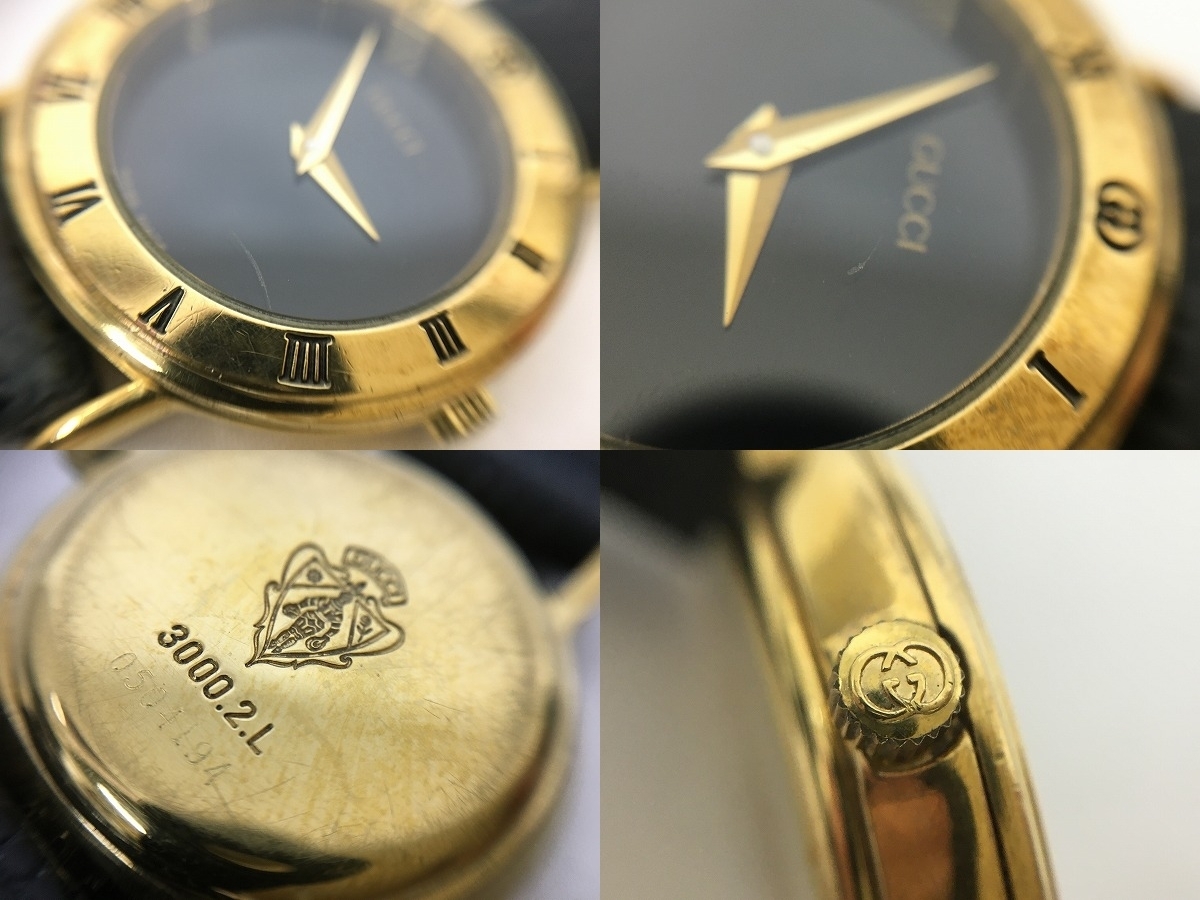 3000.2.L GUCCI Yahoo!オークション Gold Gucci 3000.2.l」の落札相場 