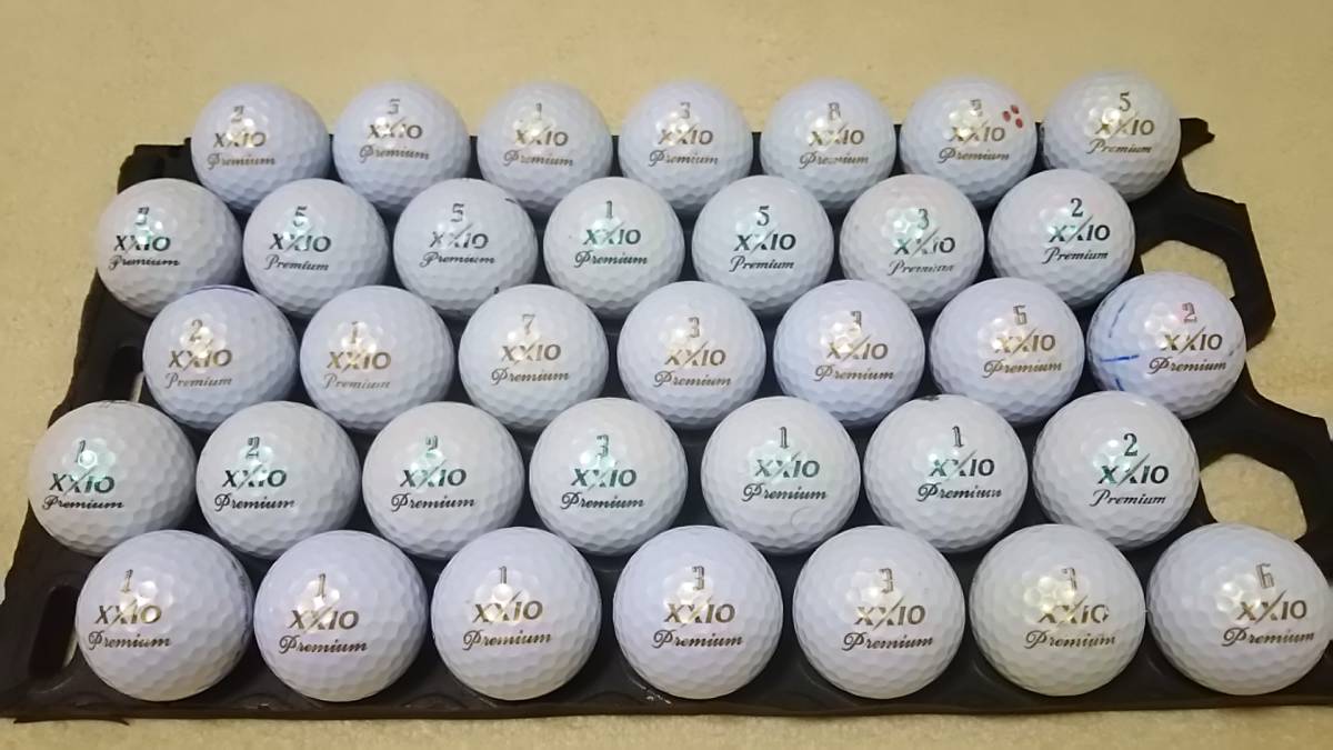 【安い，大得価】 8007 A級 ロストボール XXIO ゼクシオ プレミアム 35球(30個～)｜売買されたオークション情報、yahooの商品情報をアーカイブ公開 - オークファン ボール