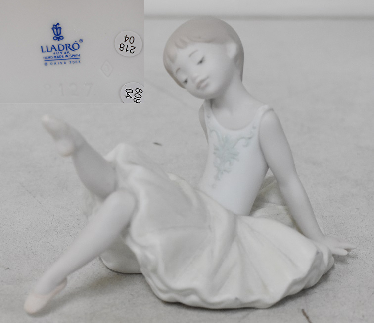 リヤドロ LLADRO 少女 バレリーナ バレエ 8127 D-23N リアドロ 4VY45 C