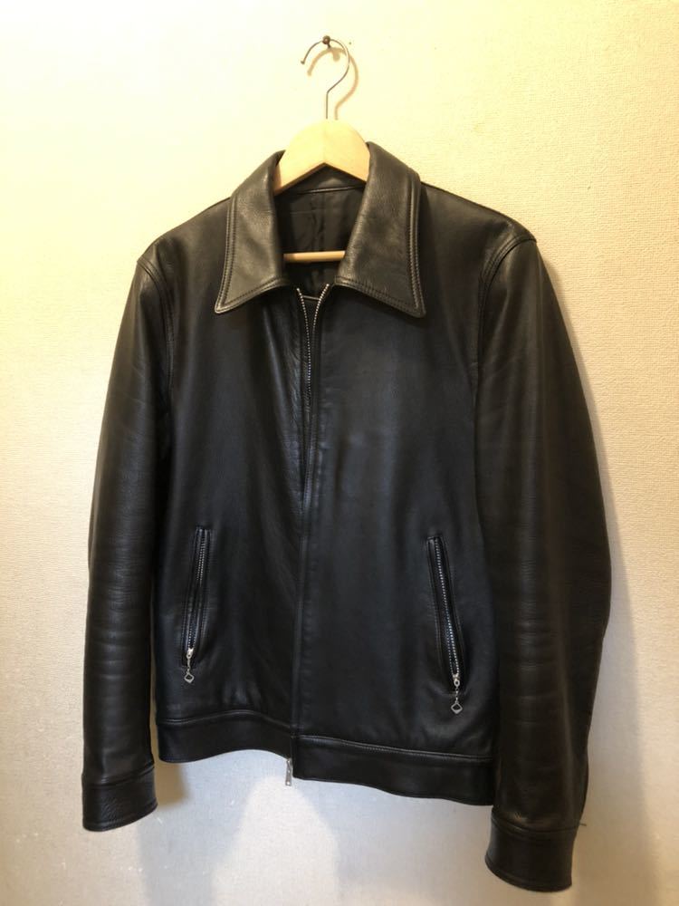 豊富な，最新作 ワコマリア シングルライダース ライダースジャケット ステアハイド Lサイズ(Lサイズ)｜売買されたオークション情報、yahooの商品情報をアーカイブ公開 - オークファン Lサイズ