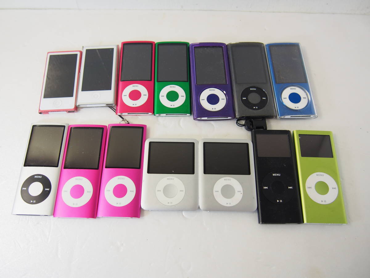 Apple iPod nano 色々14台 中古難有ジャンク品 nano iPod Apple 第7