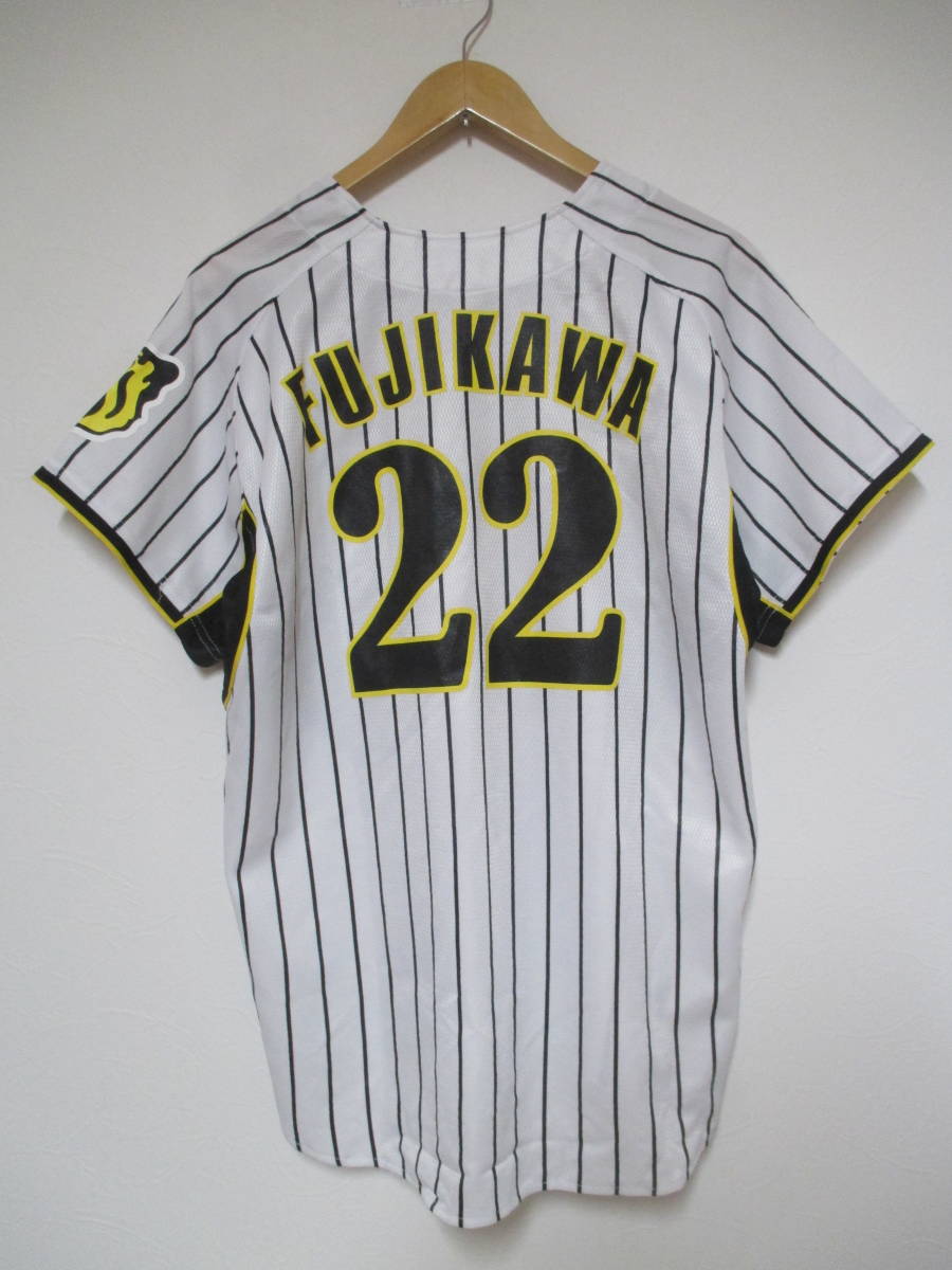 【大人気，新作】 一球製 阪神タイガース #22 藤川球児 ユニフォーム FREEサイズ(応援ユニフォーム、ウエア)｜売買されたオークション情報、yahooの商品情報をアーカイブ公開 - オークファン 応援ユニフォーム、ウエア