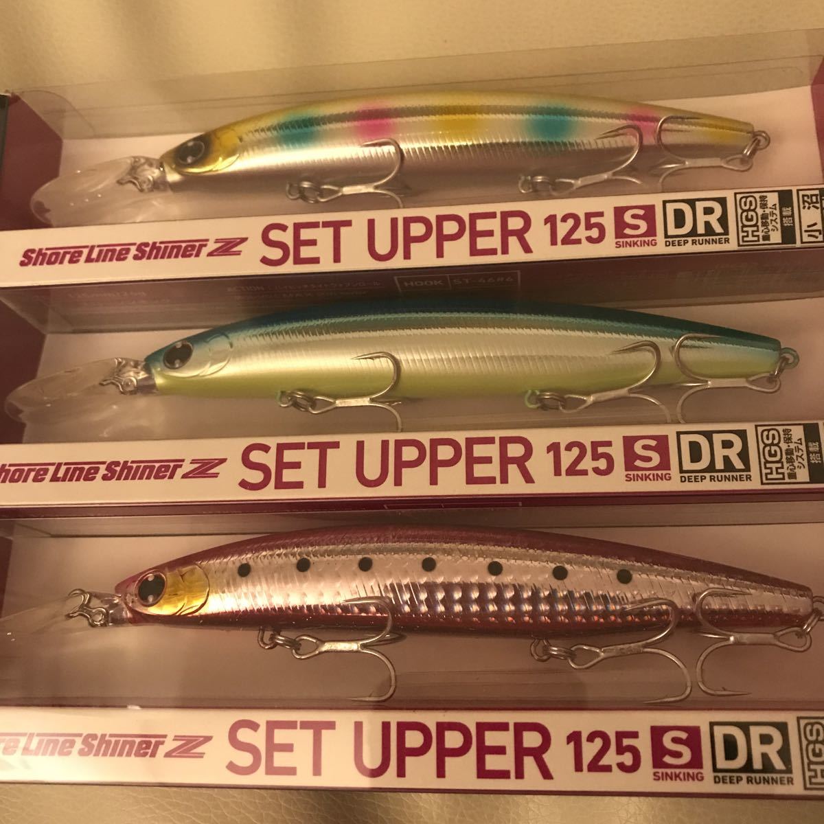 低価，得価 ダイワ ルアー セットアッパー125ＳＤＲ ３個セット 青物 シーバス 太刀魚 ミノー ジグ タチウオ 小沼正弥(ミノー)｜売買されたオークション情報、yahooの商品情報をアーカイブ公開 - オーク 海水