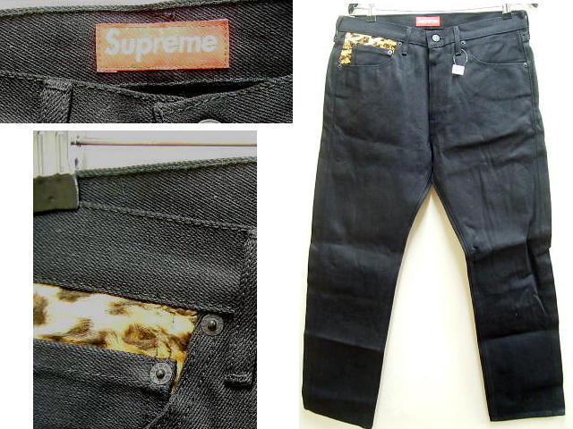 即決 [W34]ほぼ新品 Supreme×Levi