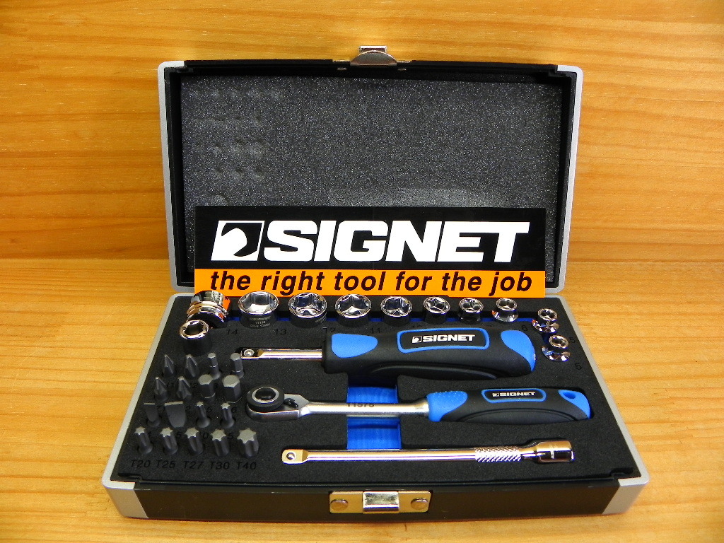本物保証，お買い得 新製品 シグネット 1/4 6.35 コンパクト ショート ソケットレンチ セット 31点 SIGNET 11121(ソケットレンチ)｜売買されたオークション情報、yahooの商品情報をアーカイブ公開 - オークファン ソケットレンチ