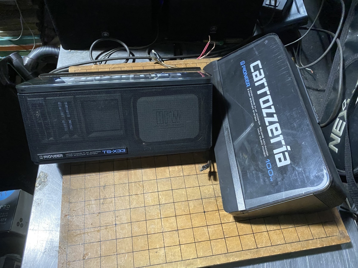 S:PIONEER パイオニア TS-X33 ロンサムカーボーイ スピーカー ジャンク 