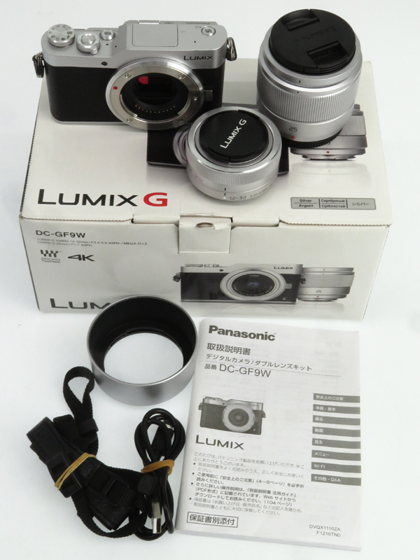中古 【Panasonic】パナソニック『LUMIX(ルミックス)GF9ダブルレンズ