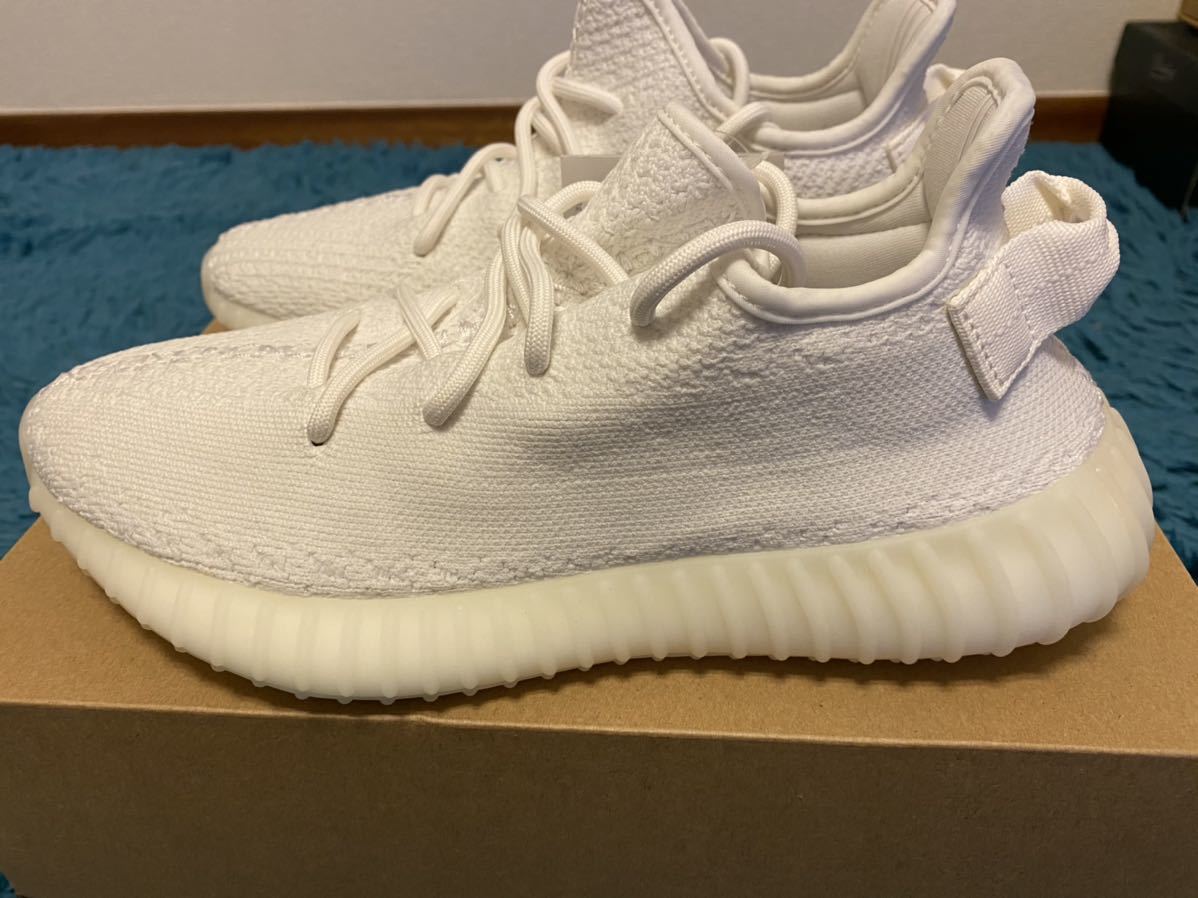  adidas YEEZY BOOST 350 V2 25.5cm CREAM WHITE(25.5cm)｜売買されたオークション情報、yahooの商品情報をアーカイブ公開 - オークファン 25.5cm